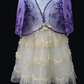 Kid's Crop Lace Bolero - Purple