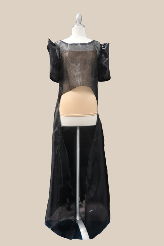 Adelaine Mara Blouse w/ Trail - Black