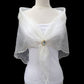 Ivory & Ivory Embroidered Alampay - Petite Drape (60")