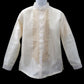 Sophia Barong - Traditional Beige Pina Organza