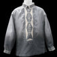 Rafael Barong - Dark Gray Mono Organza