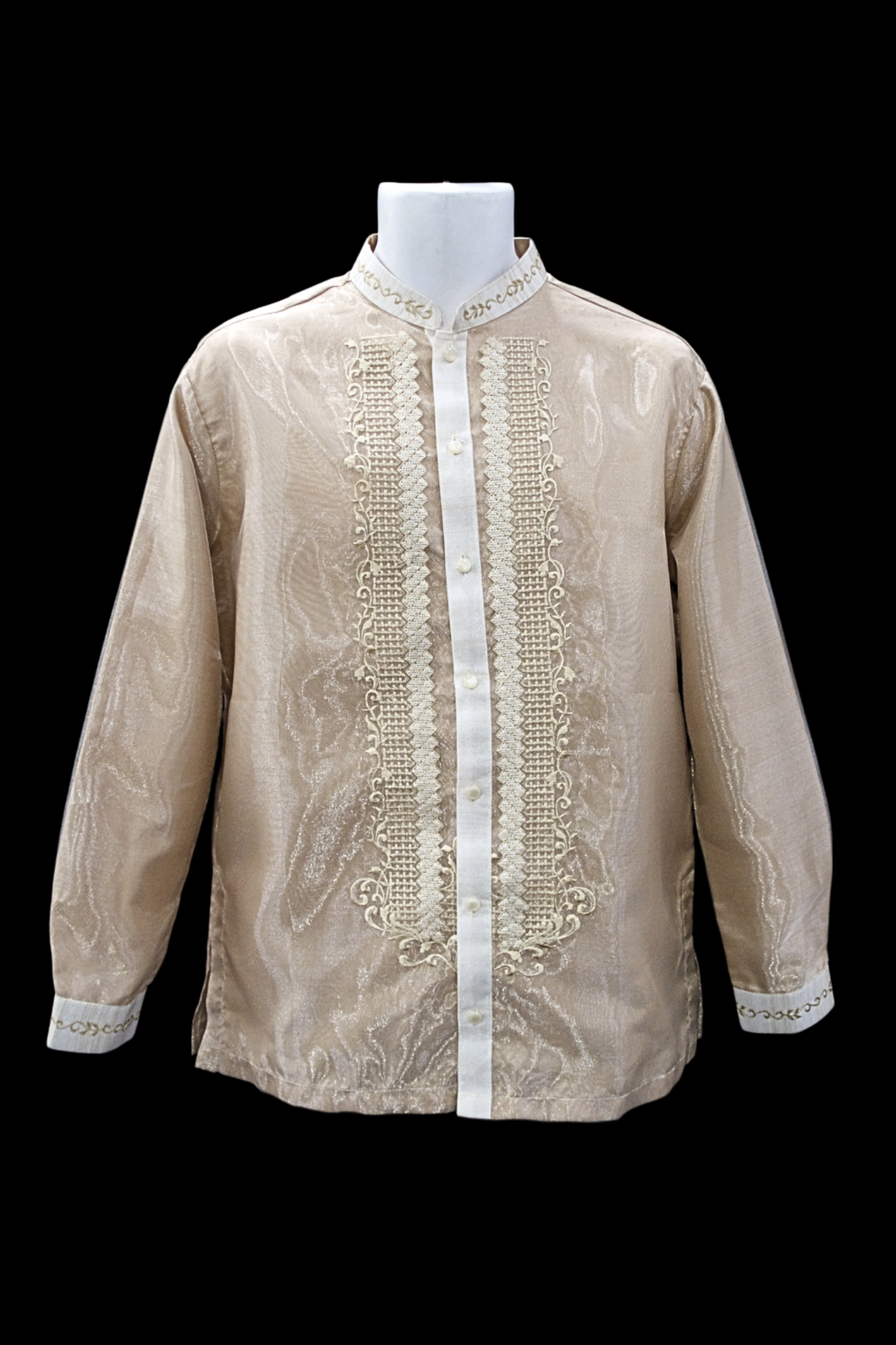 Sophia Barong - Mocha Organza