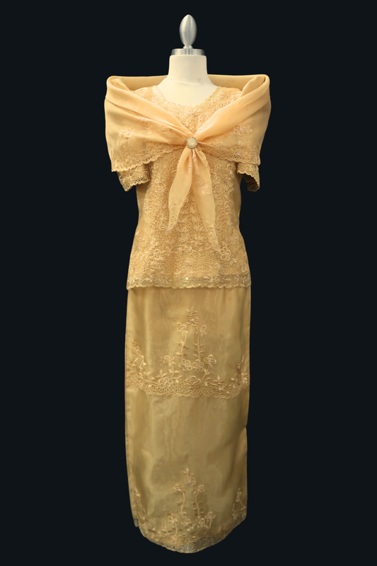 Maria Clara 2.0 Kimona/Saya - Gold