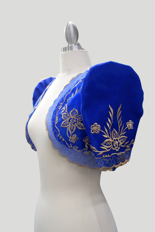 Crop Lace Bolero - Royal Blue