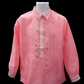 Electric Pink Organza Barong - Barber