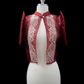 Triangle Single Button Bolero - Burgundy