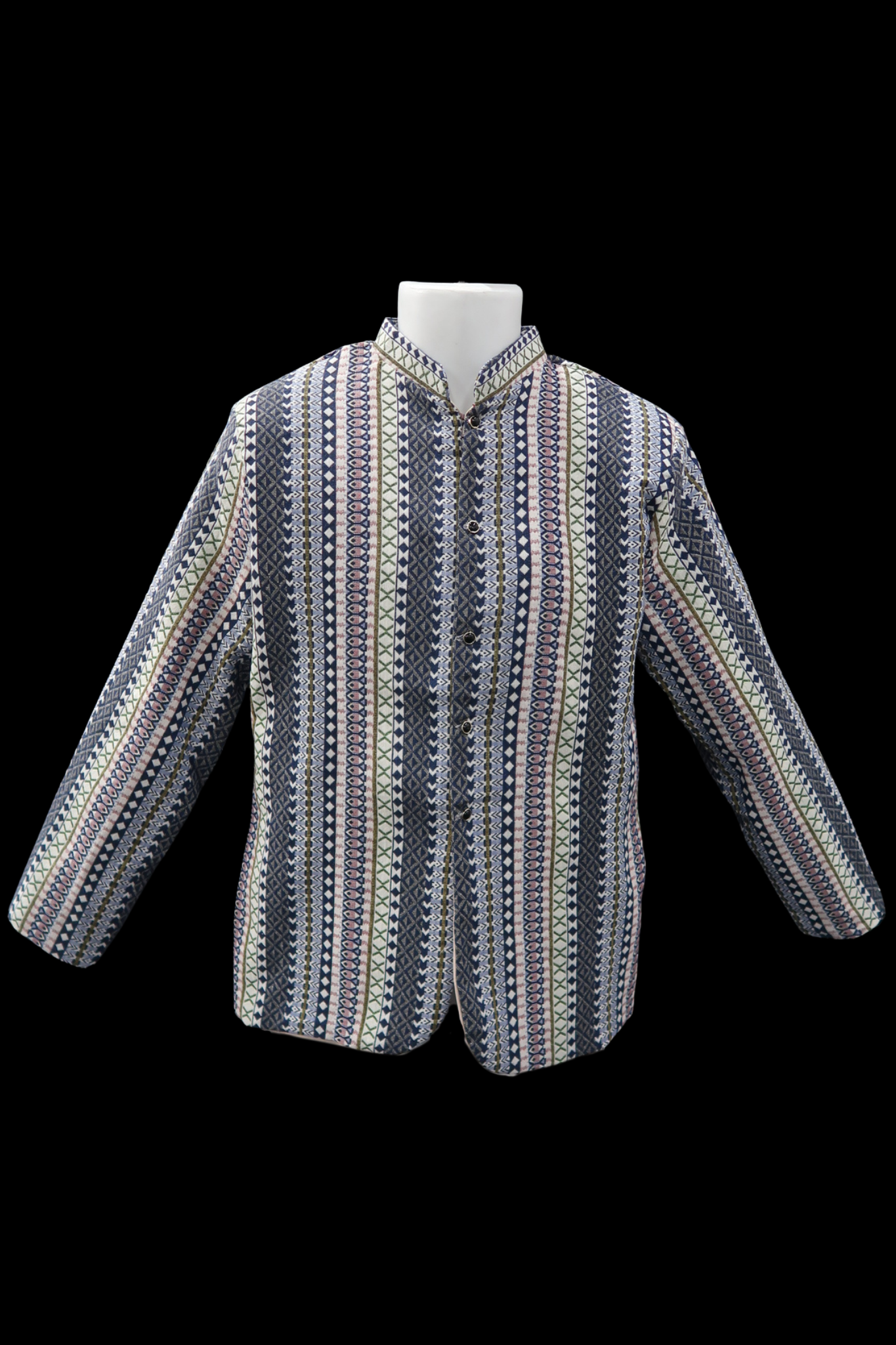 Yari Coat Barong - Blue Ethnic