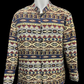 Ethnic Coat Barong - Yellow/Blue