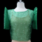 Modern Pearl Kimona 2.0 - Emerald Green