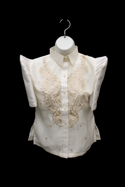 Beige Mestiza Barong Blouse