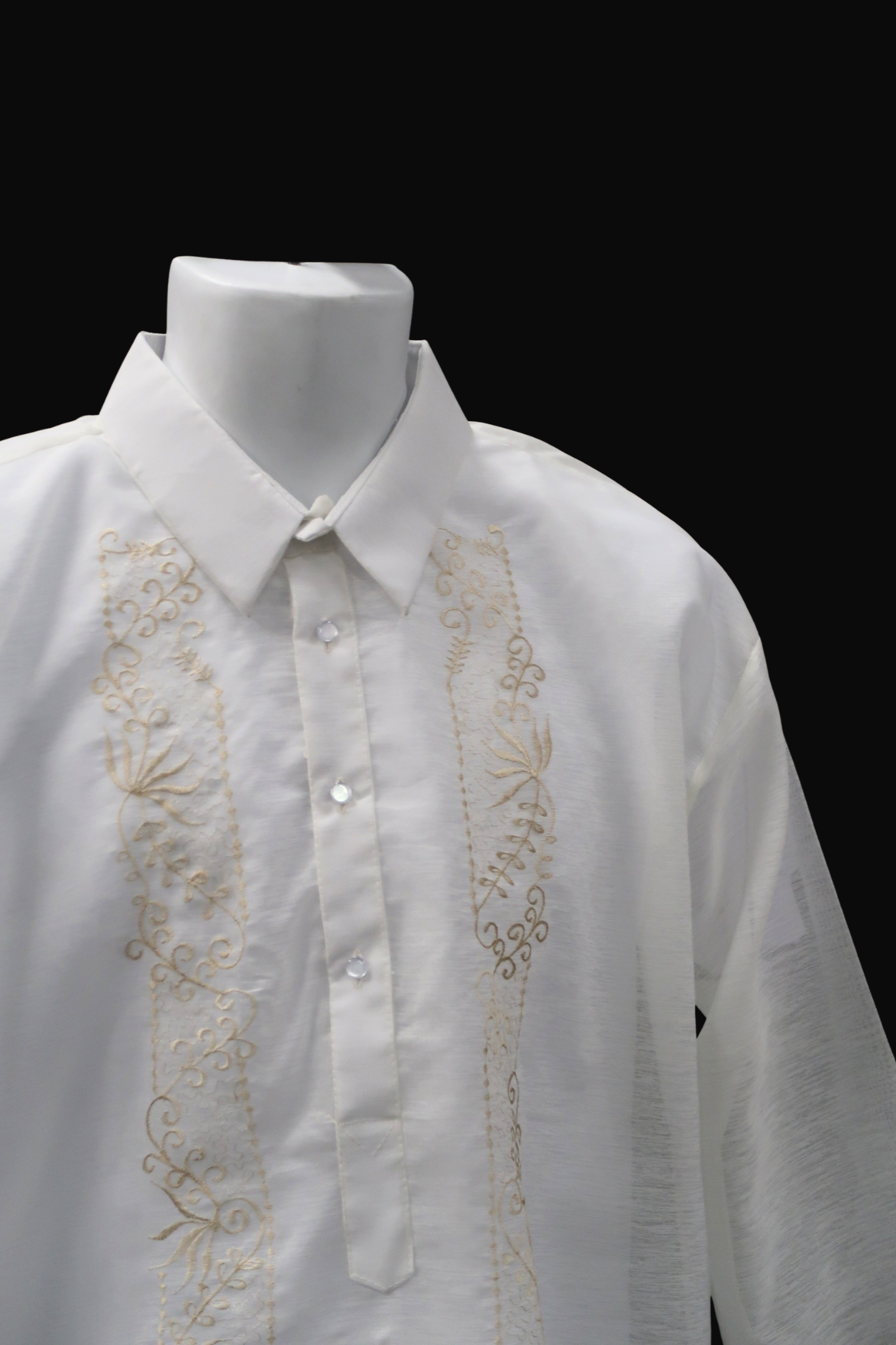 Half Button Jusilyn Barong - Assorted Design