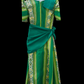 Girl's Balintawak Tribal Dress - Green