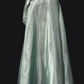 Satin Wrap Skirt - Sage Green