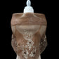Chocolate Brown Embroidered Alampay - Signature Drape (68")