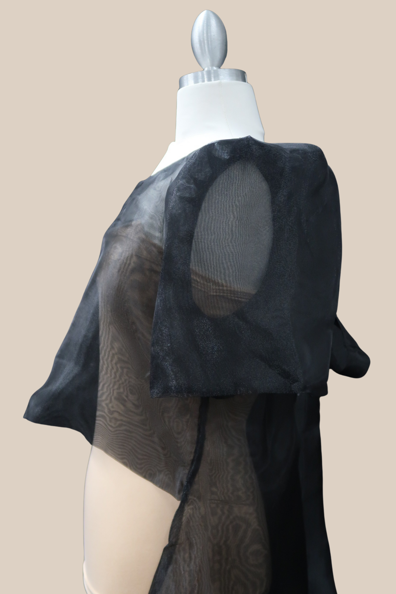 Adelaine Mara Blouse w/ Trail - Black