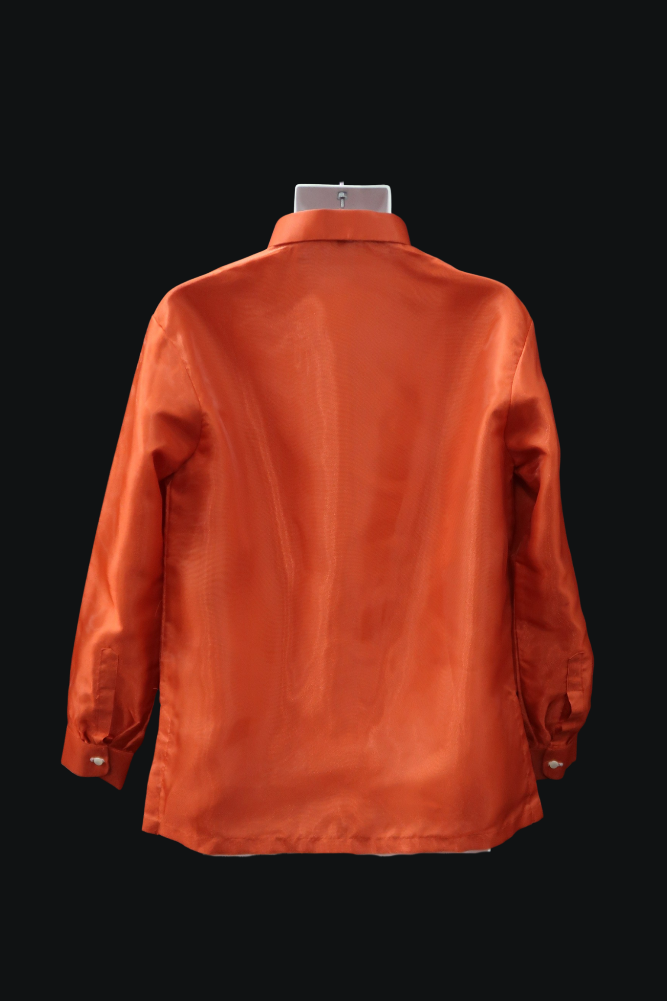 Red-Orange Organza Barong - Ezra