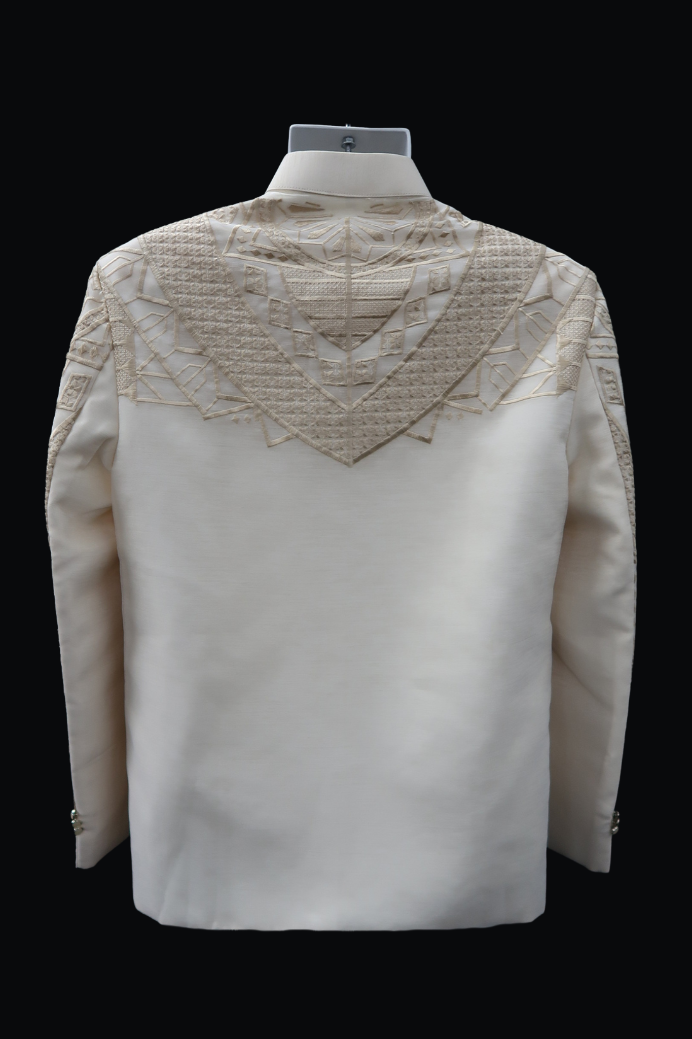 Haligi 3D Coat Barong - Beige/Mocha Jusilyn