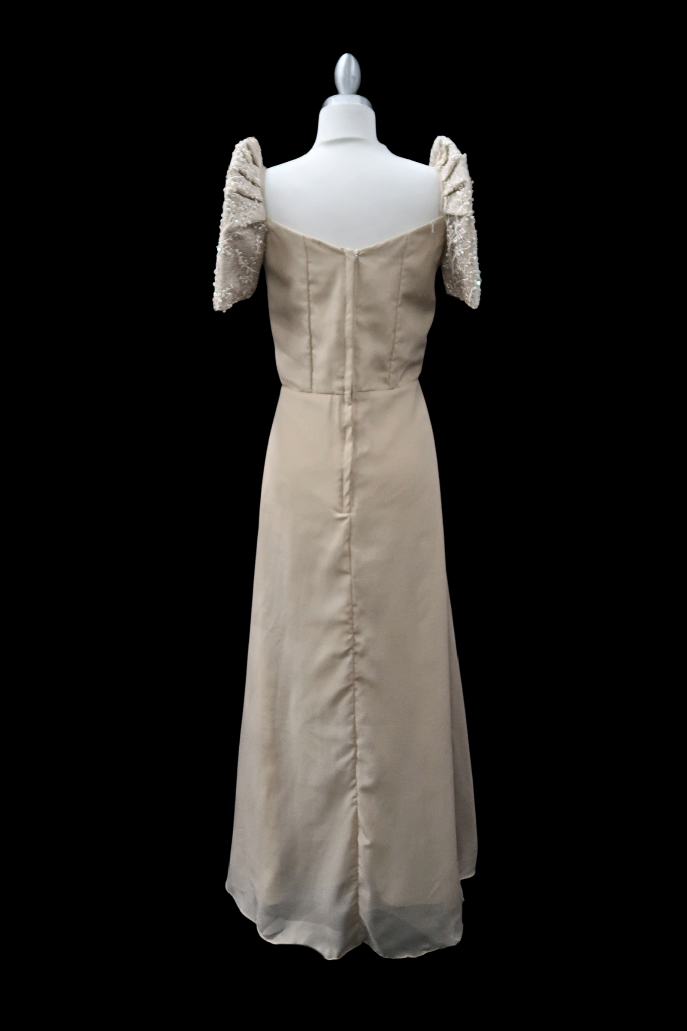 Prada Lace Mestiza Gown - Mocha