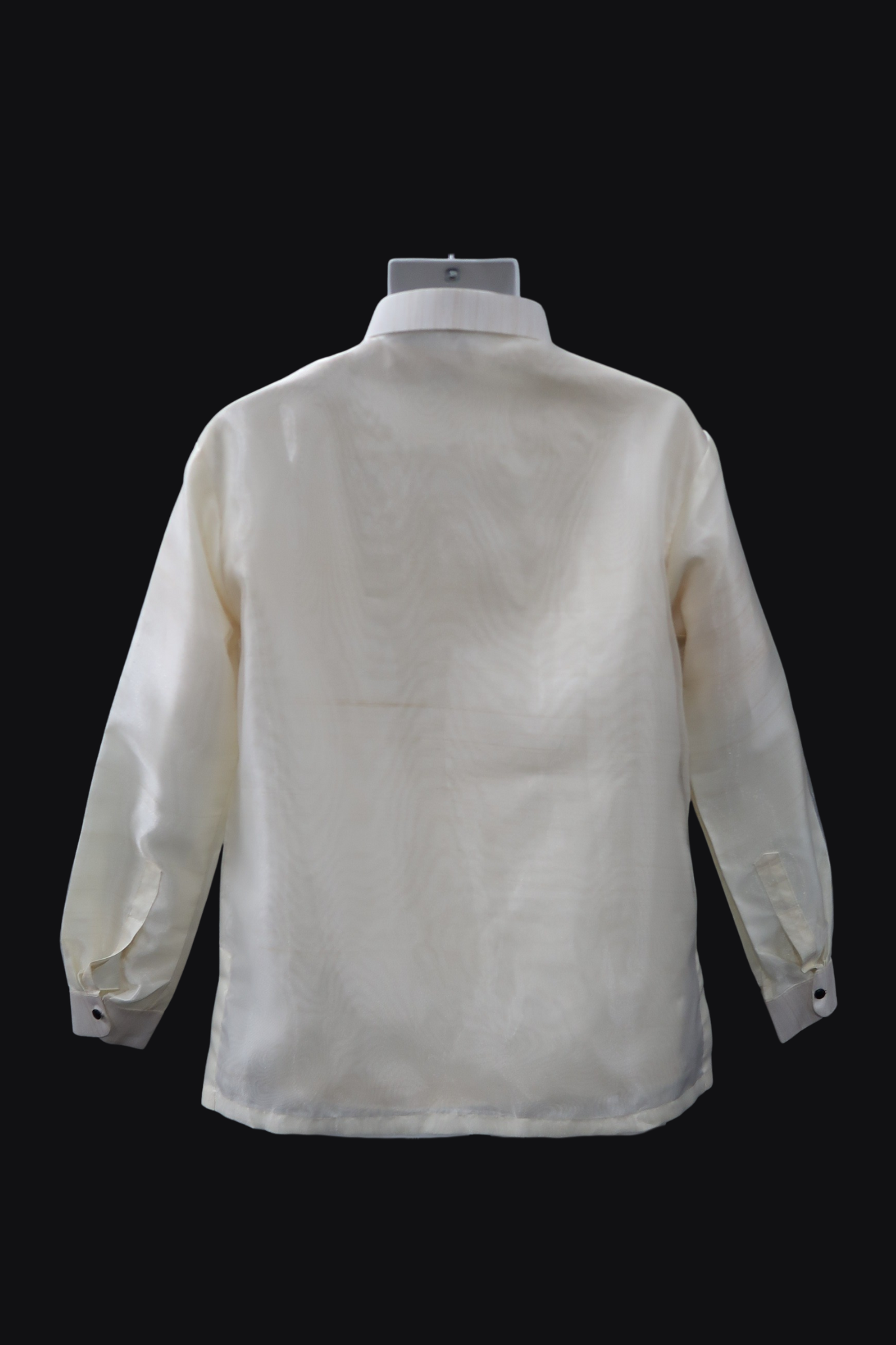 Beige/Black Organza Barong - Dakila