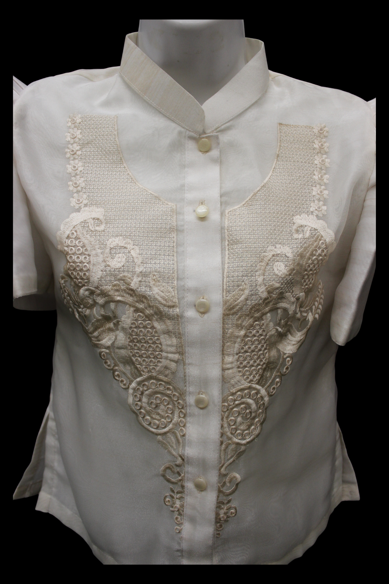 Beige Mestiza Barong Blouse