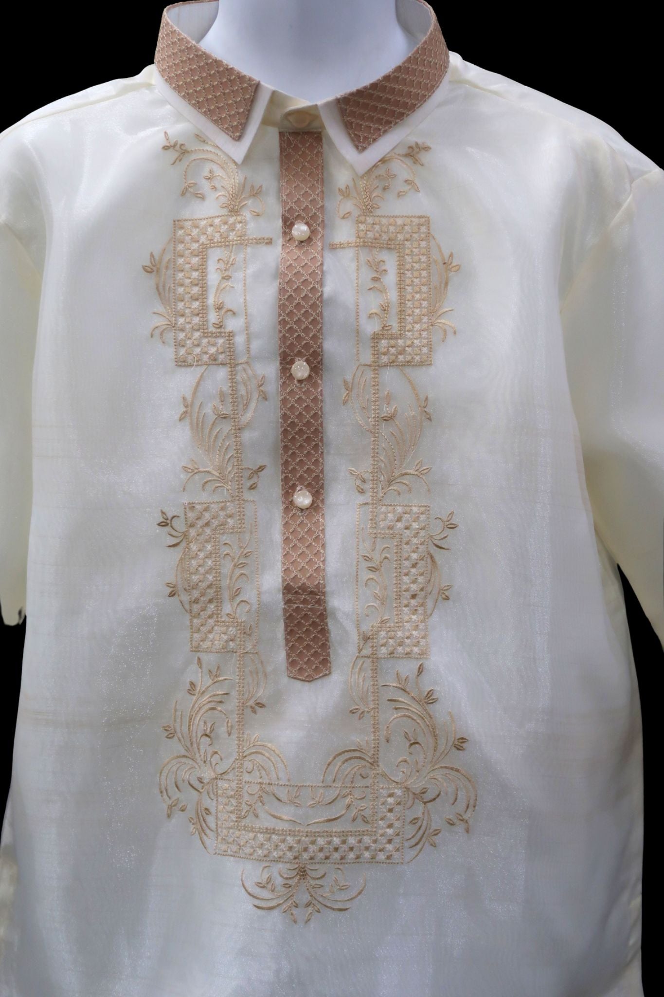 Sinag Barong - Traditional Pina Organza