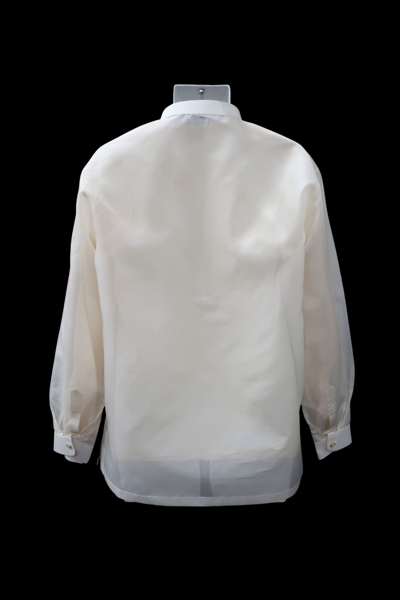 Bead Barong - Beige & Olive Green Jusi