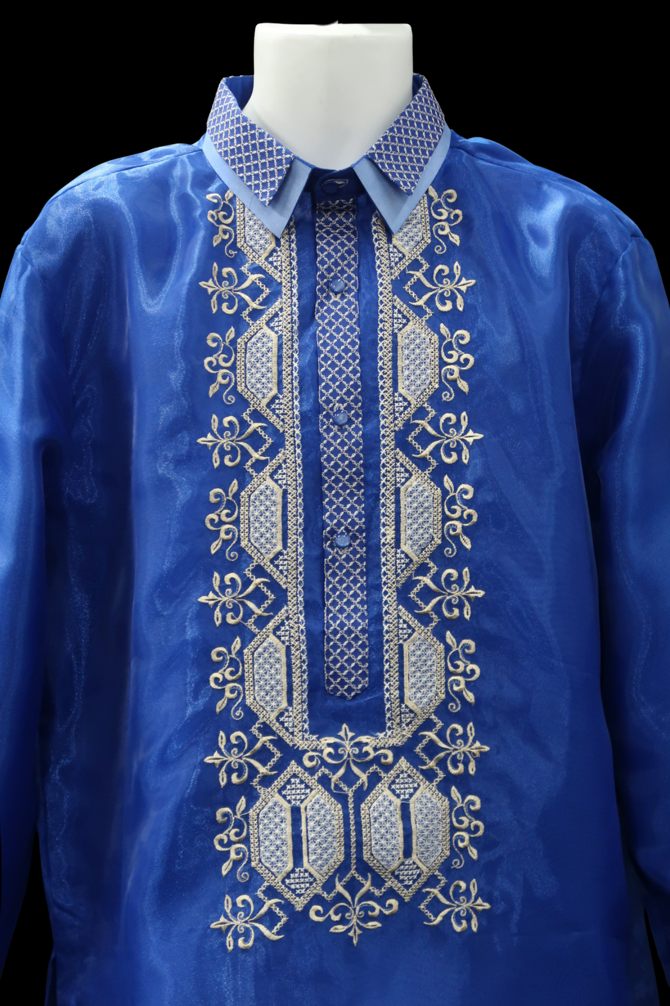 Axel Barong - Royal Blue Organza