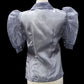 Puff Sleeve Blouse - Gray