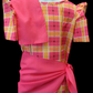 Girl's Balintawak Plaid Dress - Pink