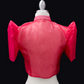 Diamond Single Button Bolero - Fuschia Pink