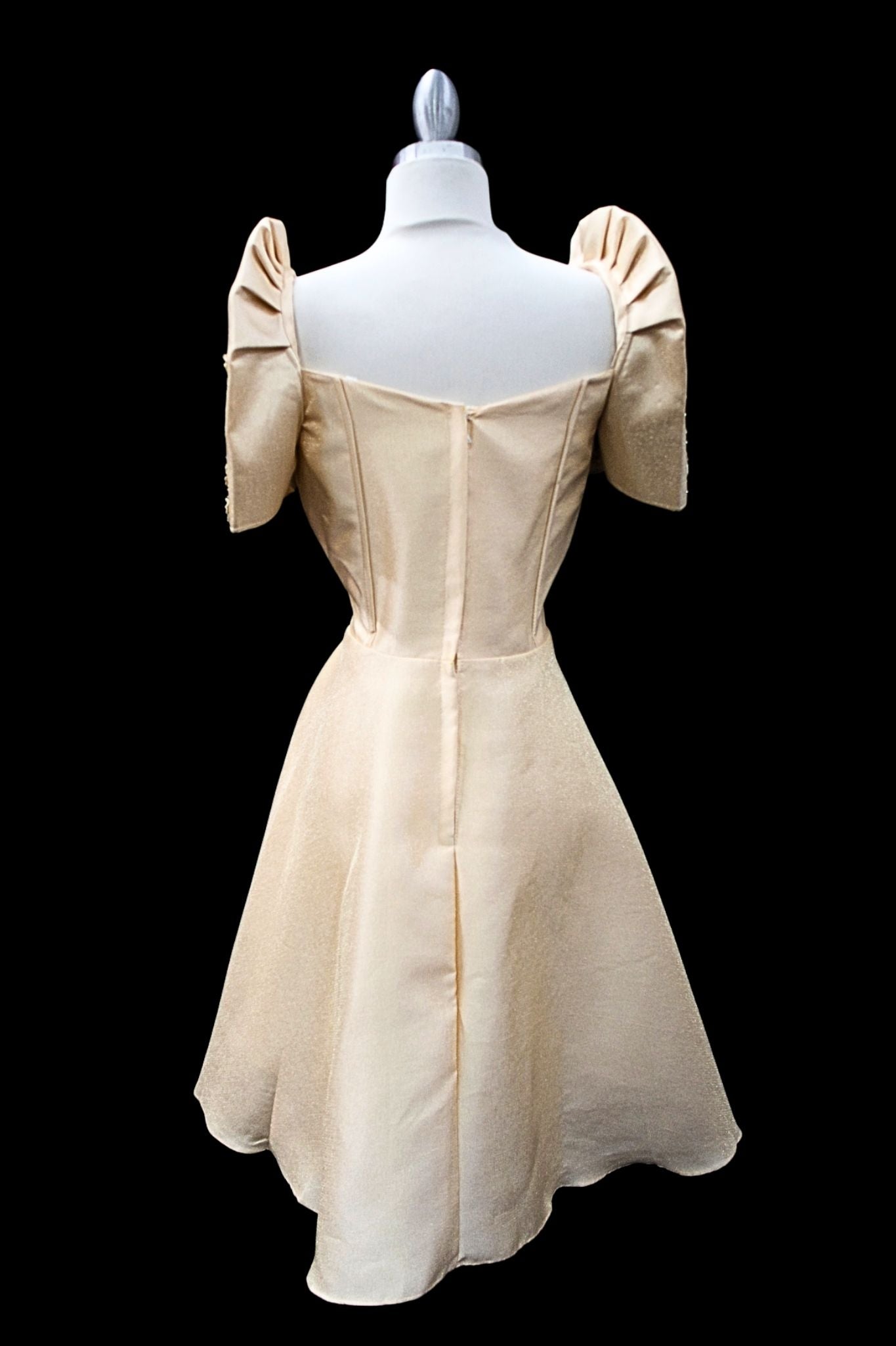 "Amihan" Metallic Gazar Mestiza Dress