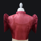 Hand Painted Single Button Bolero - Burgundy