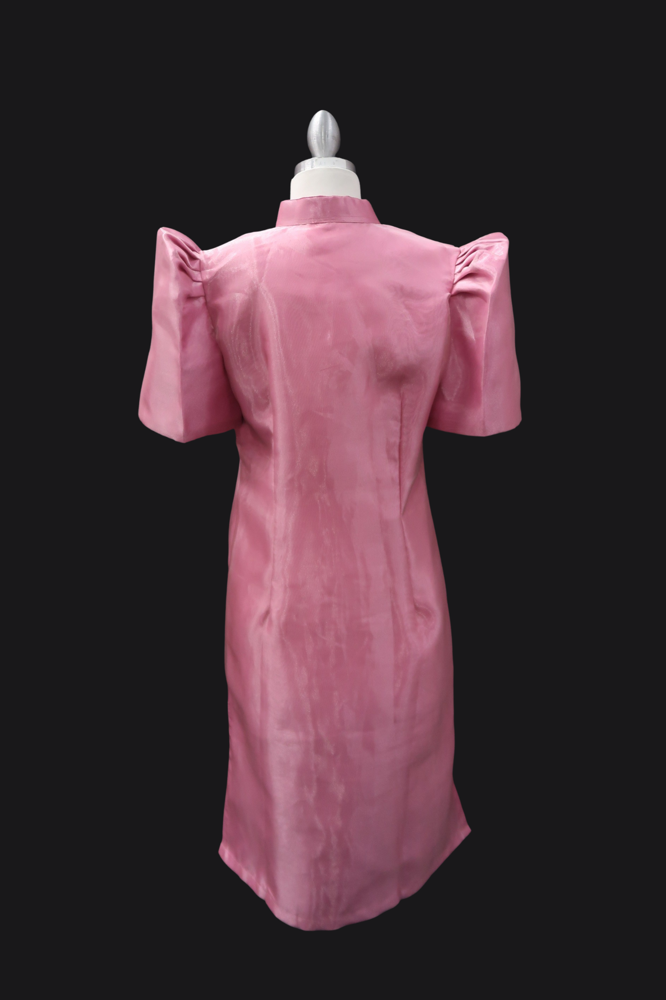 Divina Barong Dress - Old Rose