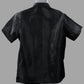 Dakila Short Sleeve Barong – Black on Black Organza