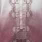 Short Sleeve Organza Barong - Beige/Old Rose