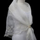 Ivory & Ivory Embroidered Alampay - Regal Drape (80")
