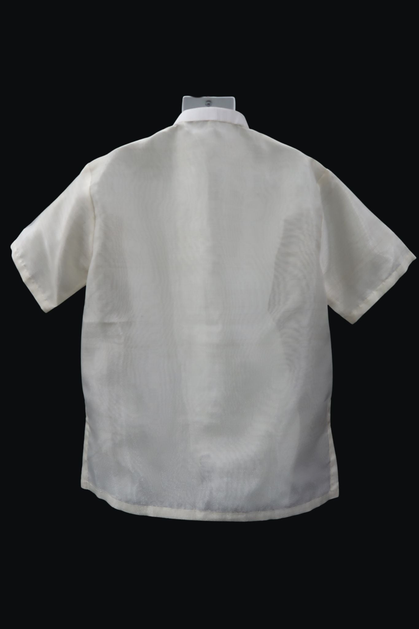 Hiraya Short Sleeve Barong - Traditional Pina Organza