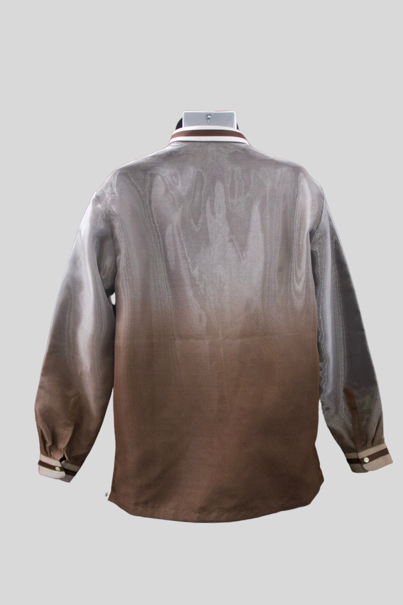 Leaf Barong - Brown Organza