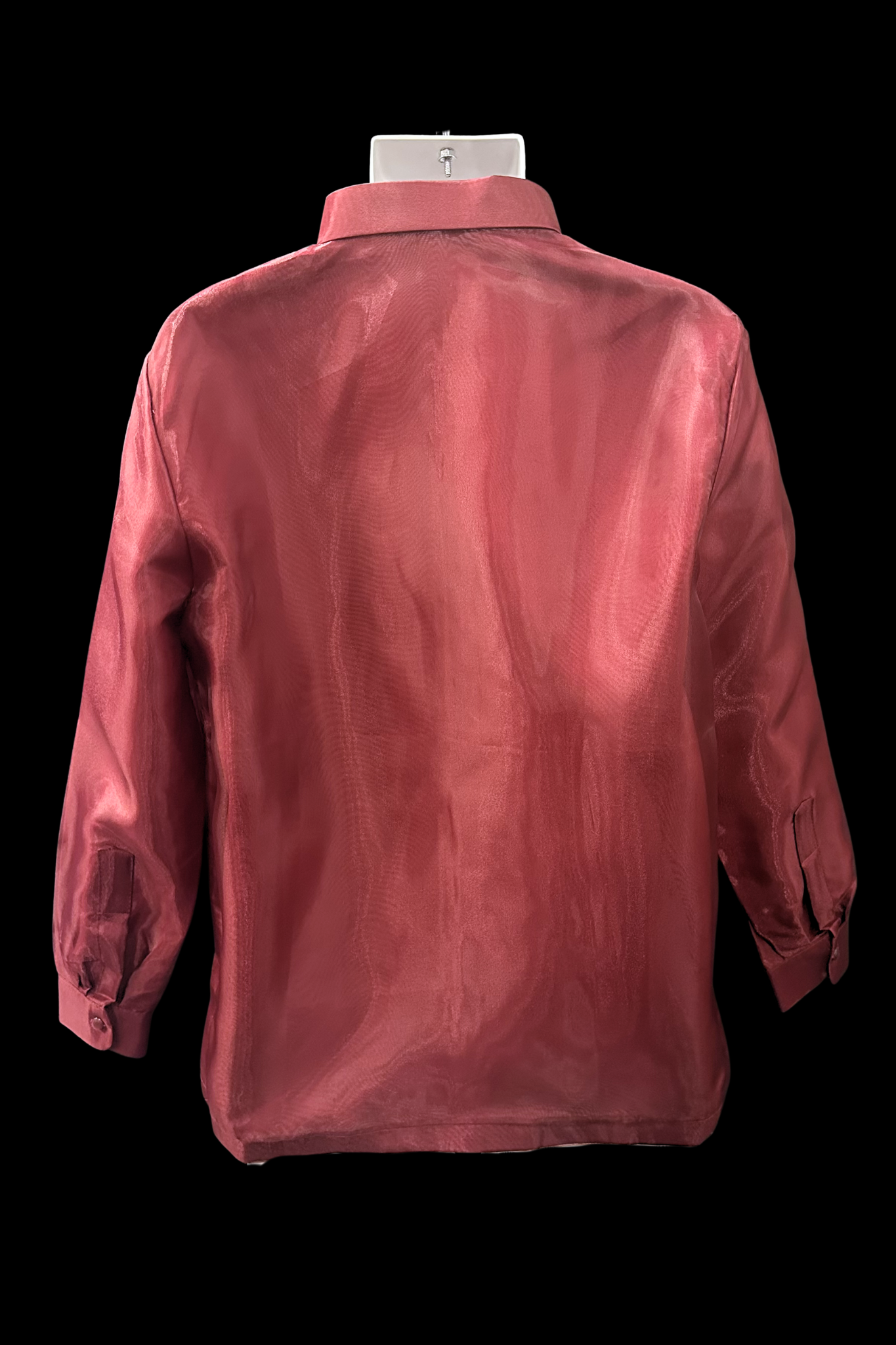 Alab Barong - Burgundy Organza