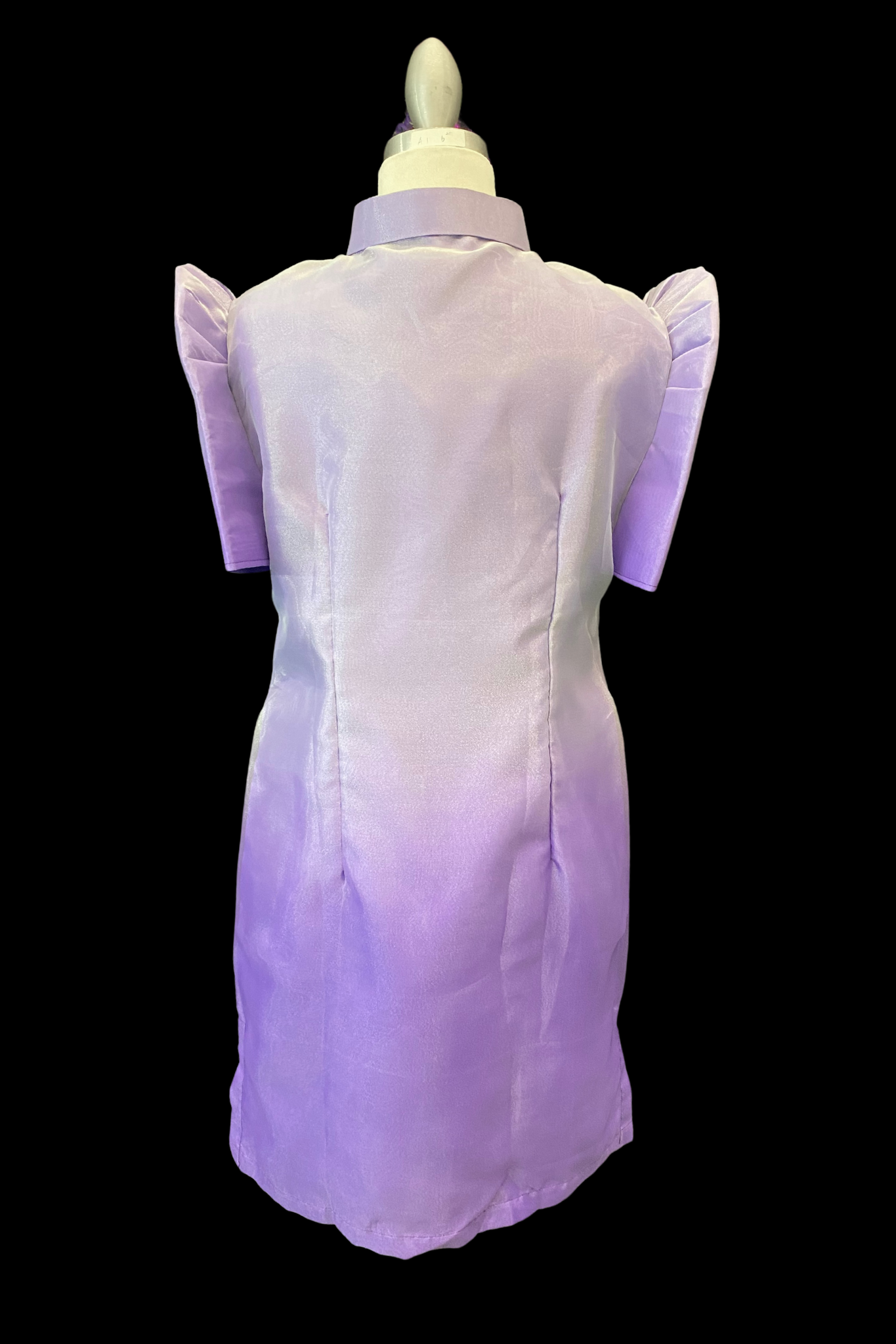 Purple Mestiza Barong Dress