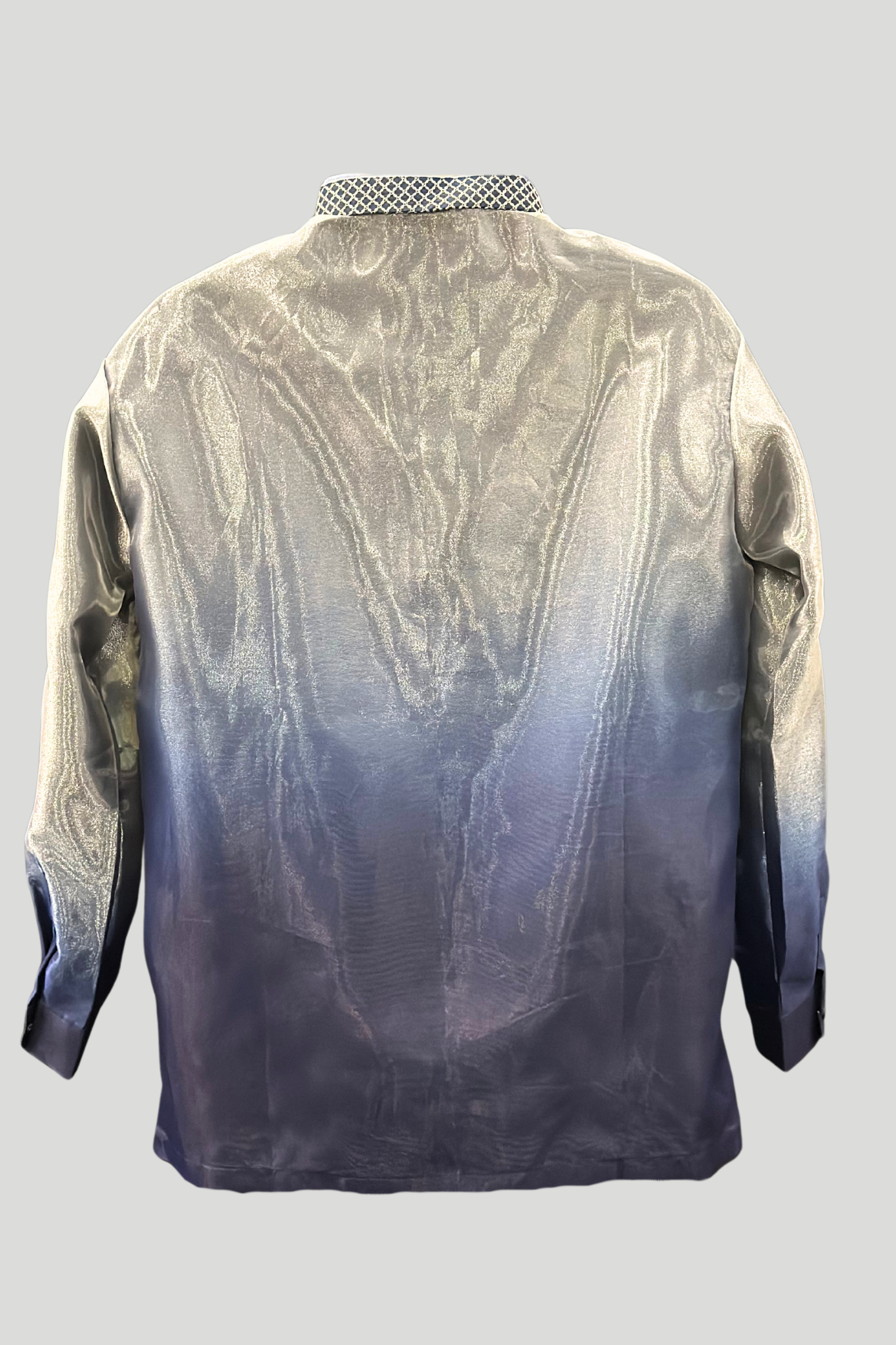 Midnight Monarch Blue Org Barong