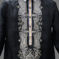 Ilustrado Barong - Black & Mocha Organza