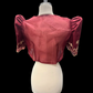 Crop Lace Bolero - Burgundy