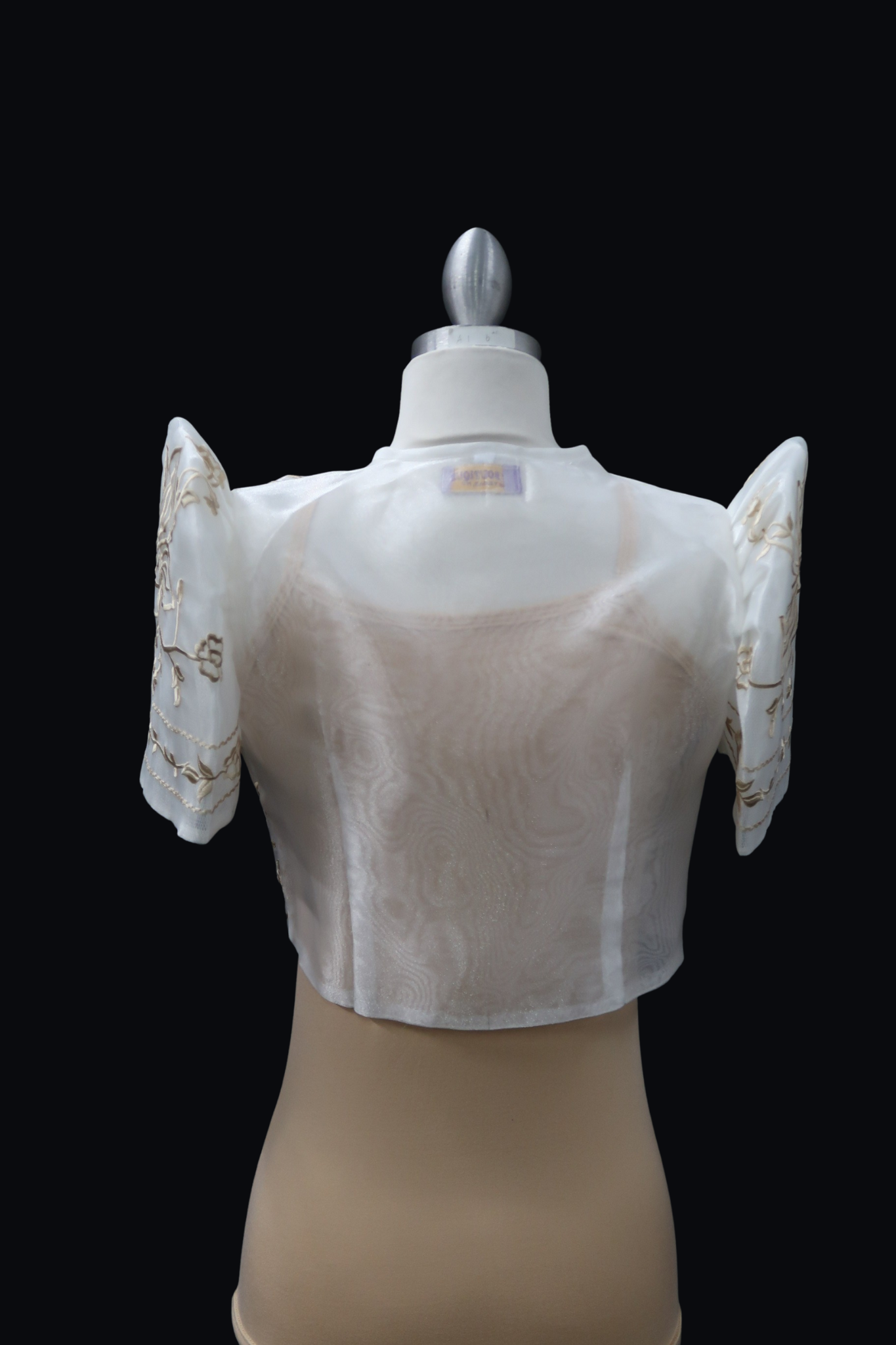 Julia Single Button Bolero - Ivory