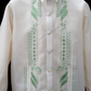 Vine Barong - Beige & Sage Green Jusi