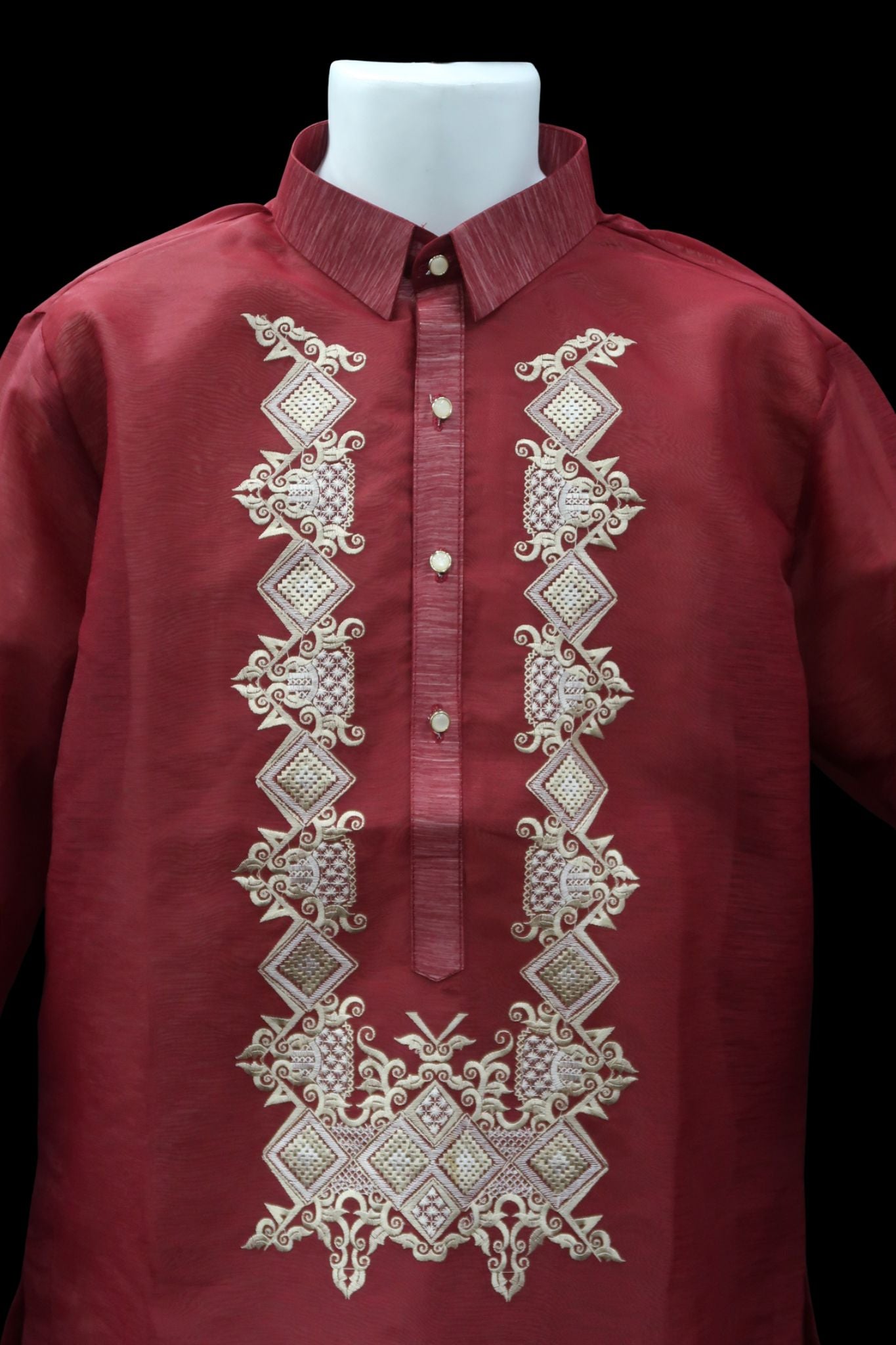 Anino Barong - Burgundy Premium Jusilyn