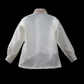 Kids Double Collar Barong - Beige Organza