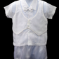 Baptism Vest Set - White
