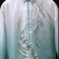 Sage Green Mono Organza Barong - Feather