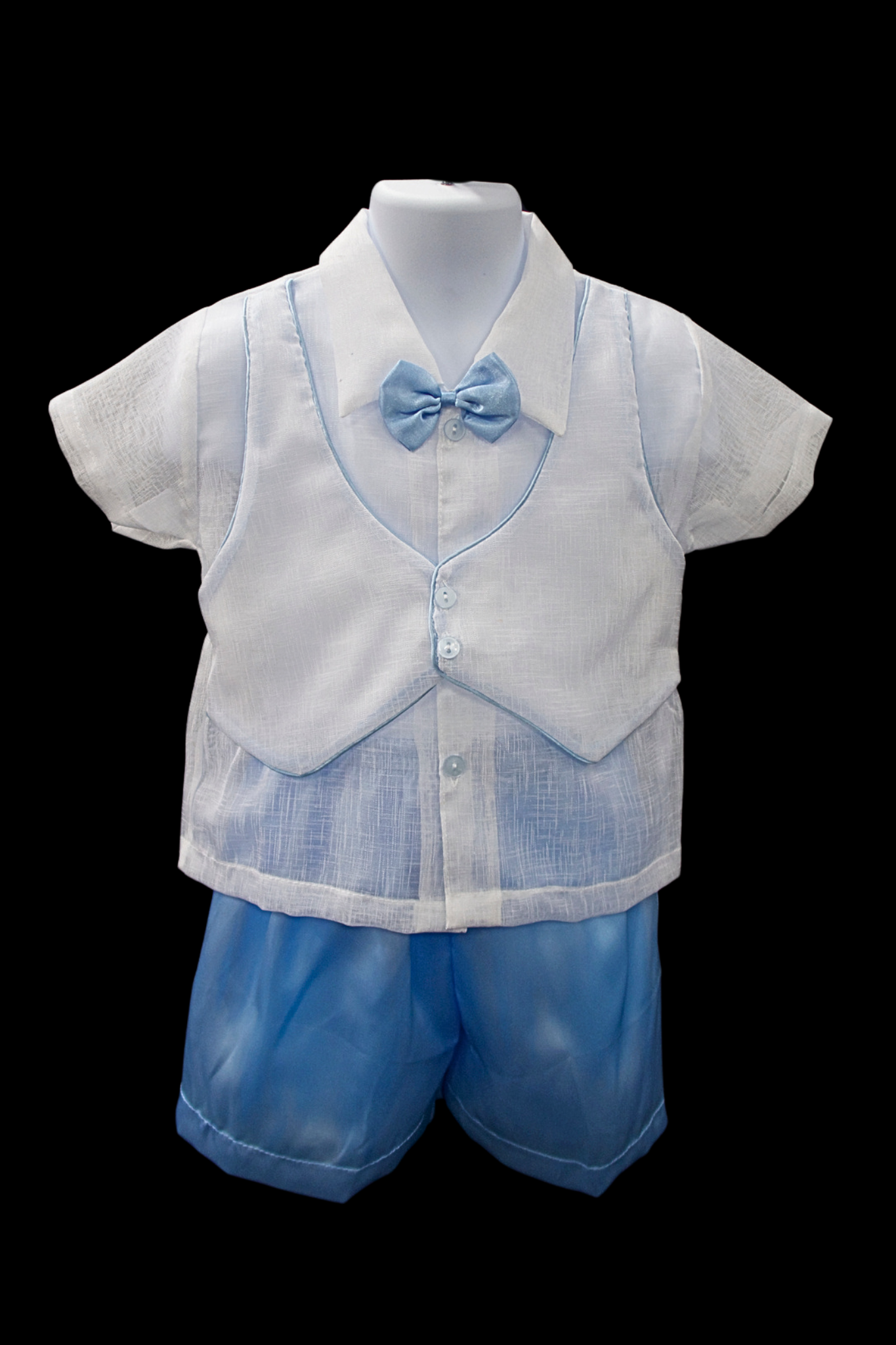 Baptism Vest Set - Blue